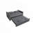 3-in-1 Multi-Functional Corduroy Futon Sofa Bed with Adjustable Backrest and Pillows Perfect for Living Room and Bedroom-1040722096