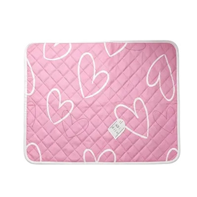 Pet Ice Mat Sleeping Pad 59.1x39.4in All Season Waterproof For Dogs Cats, Pink