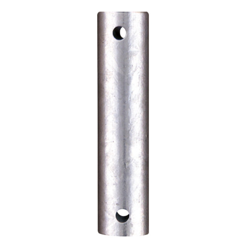 24 inch Stainless Steel Ceiling Fan Downrod - Galvanized, 24" H x 1" W x 1" D, Galvanized
