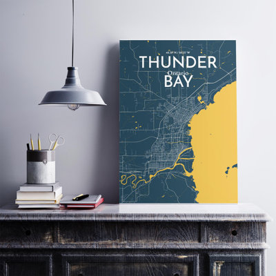 Thunder Bay City Map, impression
