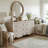 Avenall 6-drawer Double Dresser With Fluted Design, Vintage Wide Chest Of Drawers With Scalloped Base, Organic Modern Storage Cabinet For Bedroom, Nature Oak-124966170