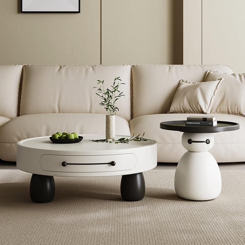 Table basse compacte en bois