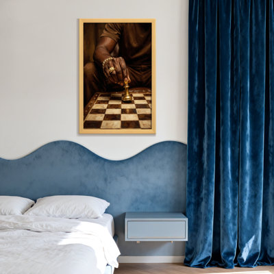 Œuvre de mode pour joueur d'échecs