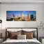 Atlanta, Géorgie, États-Unis, art contemporain abstrait au coucher du soleil-203157671