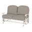 Florence Outdoor Loveseat Glider with Sunbrella Cushions-1855830280-1855830285