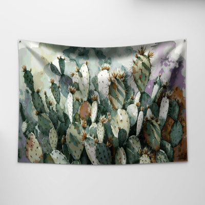 Southwestern Plants Cholla Cactus 155 Wall Tapestry