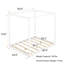 Lit plateforme à baldaquin en bois-114229256-114229257
