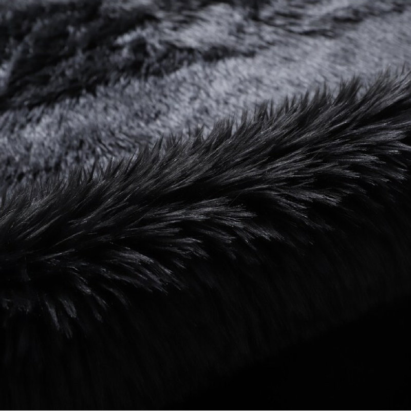 Faux Sheepskin Indoor Rug, Round 4'