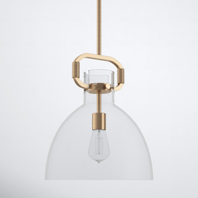 Shay Single Light Glass Dimmable Pendant