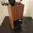 LED Desk & Mantel Clock with Item Holder - Brown-109428181