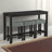 59 Inch Bar Table/ Dining Table/ Sofa Table With Power Outlet/ 3 Upholstered Stools/ 4 Piece Bar Table And Chair Set For Living Room/ Dining Room/ Kitchen-1975591920