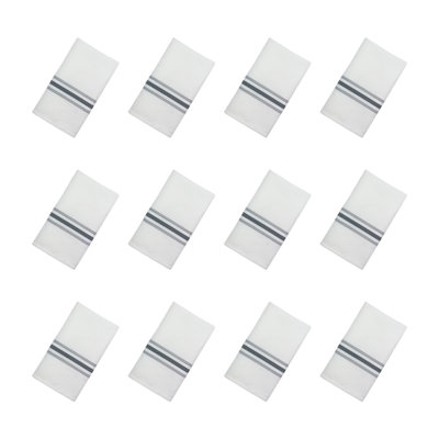 Polyester Striped Rectangle Napkin
