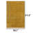 Distressed Saffron Traditional Area Rug