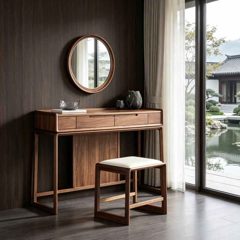 Coiffeuse minimaliste de style américain