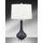 Afragola 28" Dark Blue Swirl Table Lamp