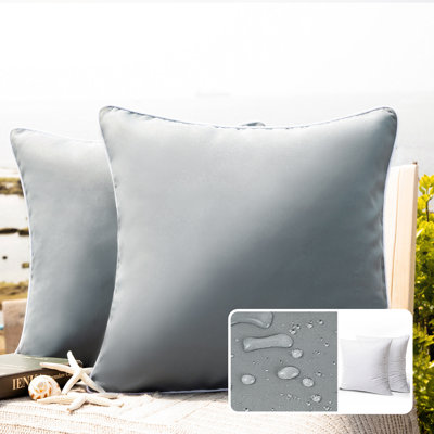 Waterproof Outdoor Throw Pillow, Decorative Accent Cushion