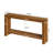 63" Solid Wood Console Table with 2 Shelves