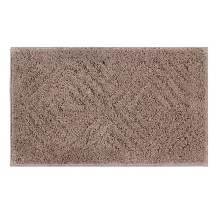 Ebern Designs Creline Bath Rug Color: Aquamarine