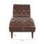 Chaise longue rembourrée