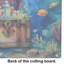 Treasure Chest Glass Cutting Board Large