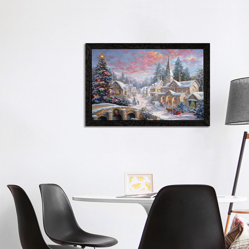 Nicky Boehme - Print on Canvas, 101.6 cm H x 66.04 cm W, Black Framed Canvas