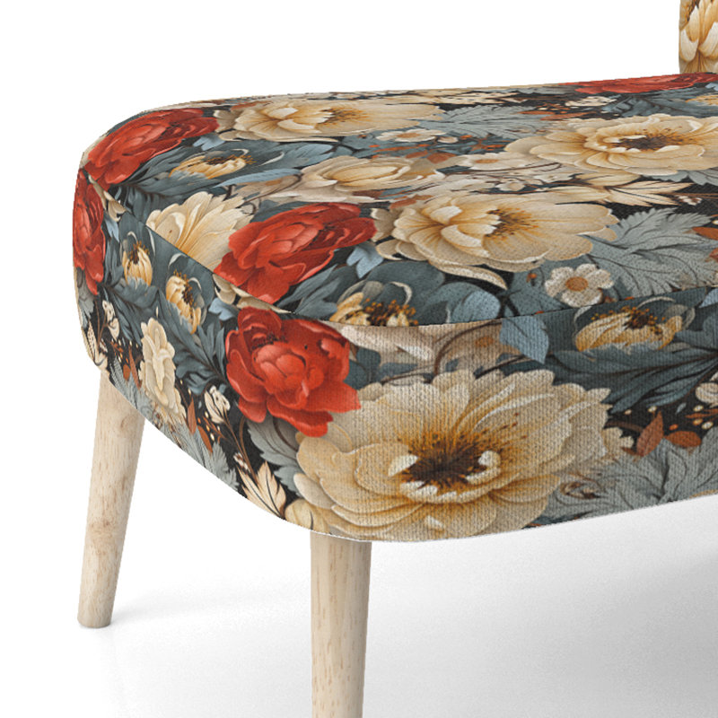 Chaise d'appoint rembourrée Delicate Flower Symphony I - Cottage