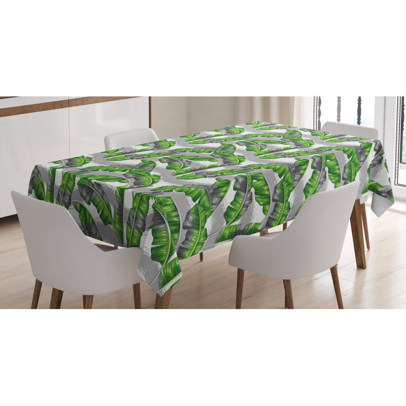 Banana Leaf Tablecloth, 70" L x 52" W