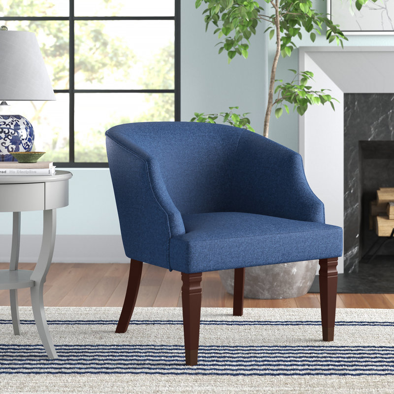 Fauteuil Arniaga, Velours bleu marine