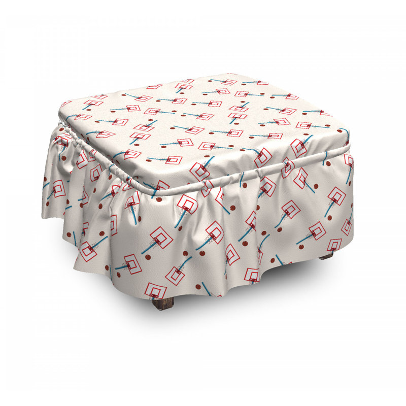 Housse pour repose-pieds school basket