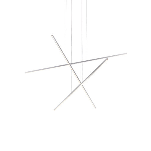 Vega 3 - Light LED Pendant, Brushed Nickel