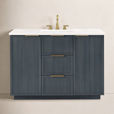 Aderyn 48" Pine Single Bathroom Vanity