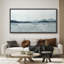 Abstrait bleu marine, montagne, lac, paysage, horizontal, panoramique, nature, salon, décoration-111696451-102833271