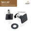 Système de douche thermostatique mural 3 fonctions 12 pouces avec 6 jets de corps-88315791