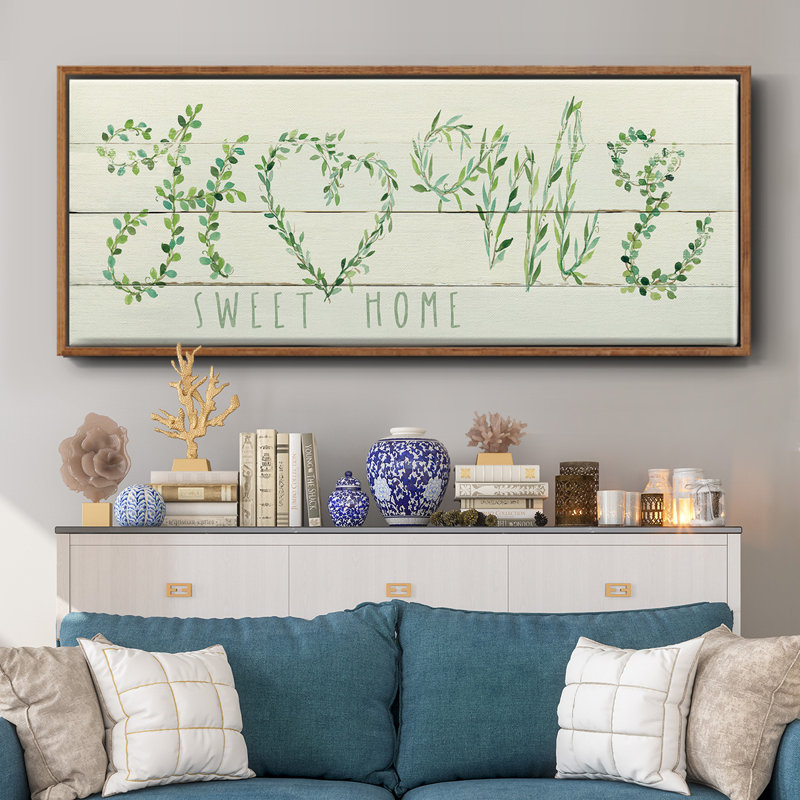 Shiplap Vines Home - Toile encadrée