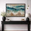 Art abstrait de vagues côtières, photos de salon, impression sur toile encadrée-1639738429-1639738425