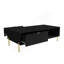 Table basse Mid-Century moderne avec tiroirs doubles-129422314