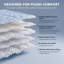 Surmatelas moelleux de 4 po pour dortoir et université, surmatelas respirant rafraîchissant avec sangles élastiques, certifié OEKO-TEX®-308851802