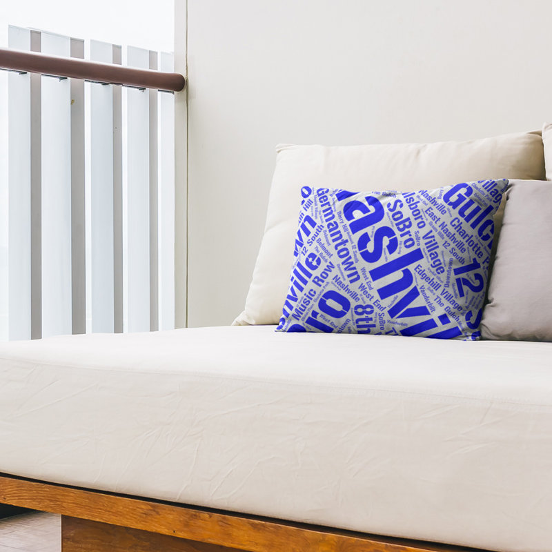 Coussin lombaire intérieur/extérieur nashville, Bleu, Oui
