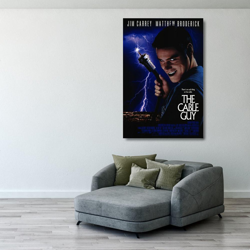 The Cable Guy, 40" H x 27" W