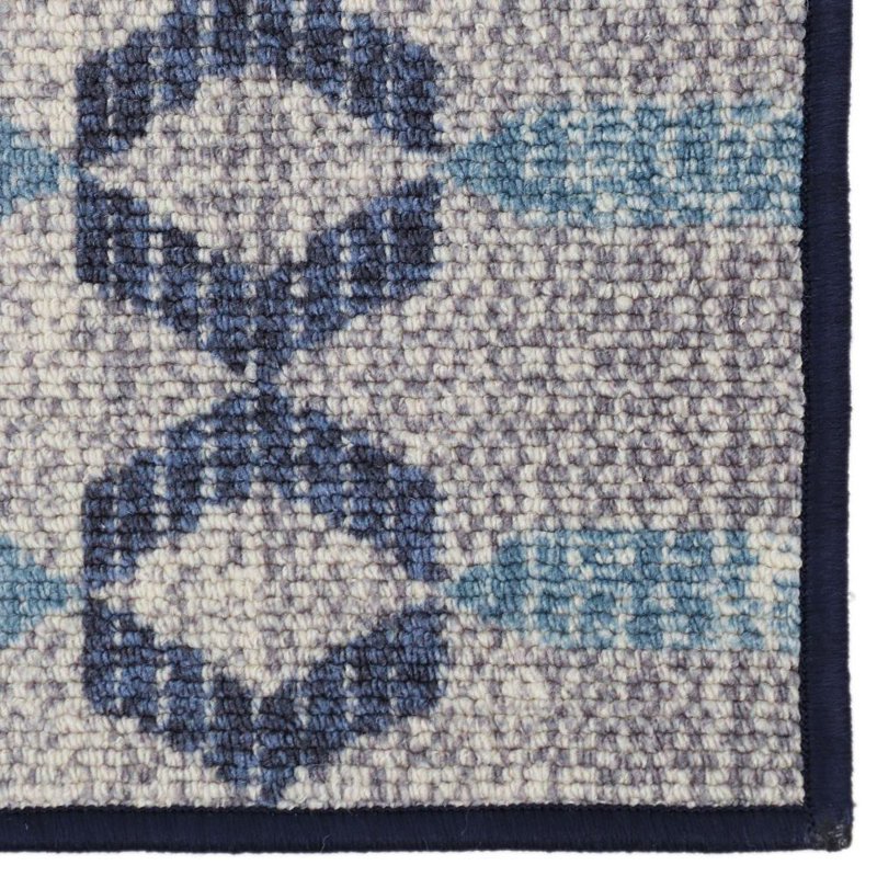 Tapis gris touffeté à motif géométrique Iyana, Rectangle 3 pi x 5 pi
