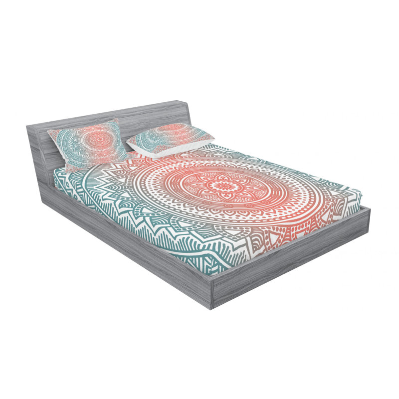 Microfiber Geometric Sheet Set