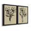 Encre florale I, reproduction encadrée de qualité supérieure - prête à être suspendue-624926479-624926467