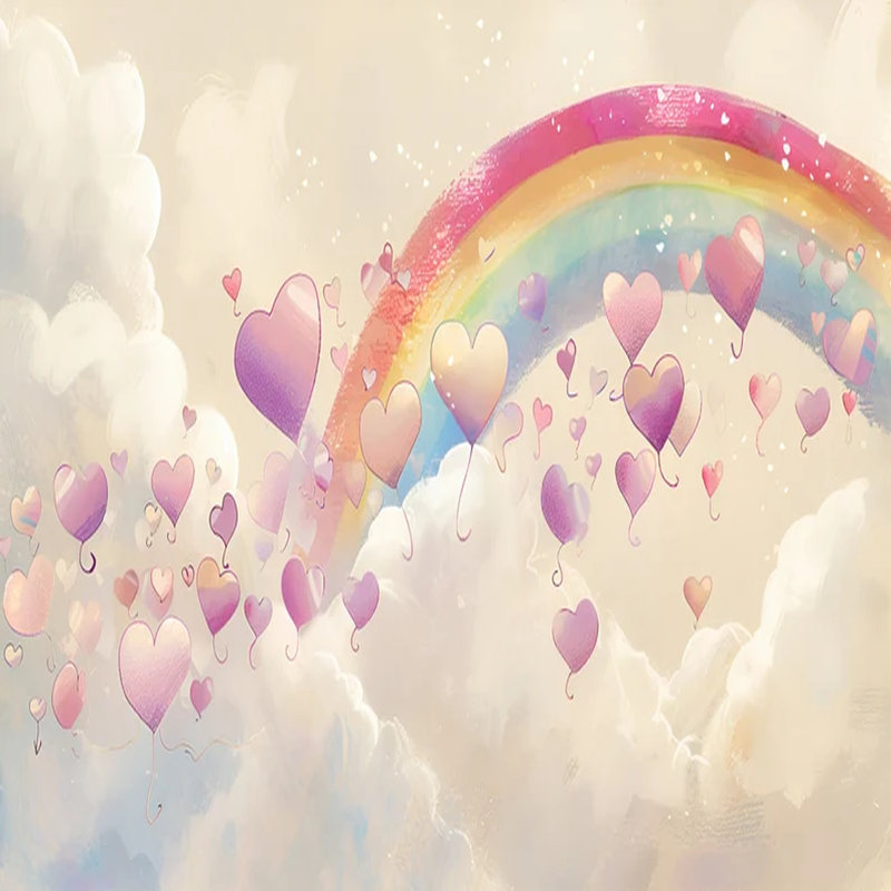 Rainbow Love, 108" L x 96" W