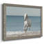 Camargue Beach Horse, reproduction sur toile encadrée-96291340-96291342
