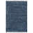Hollier Modern Power Loom Performance Shag Tasseled Blue Rug-689430362