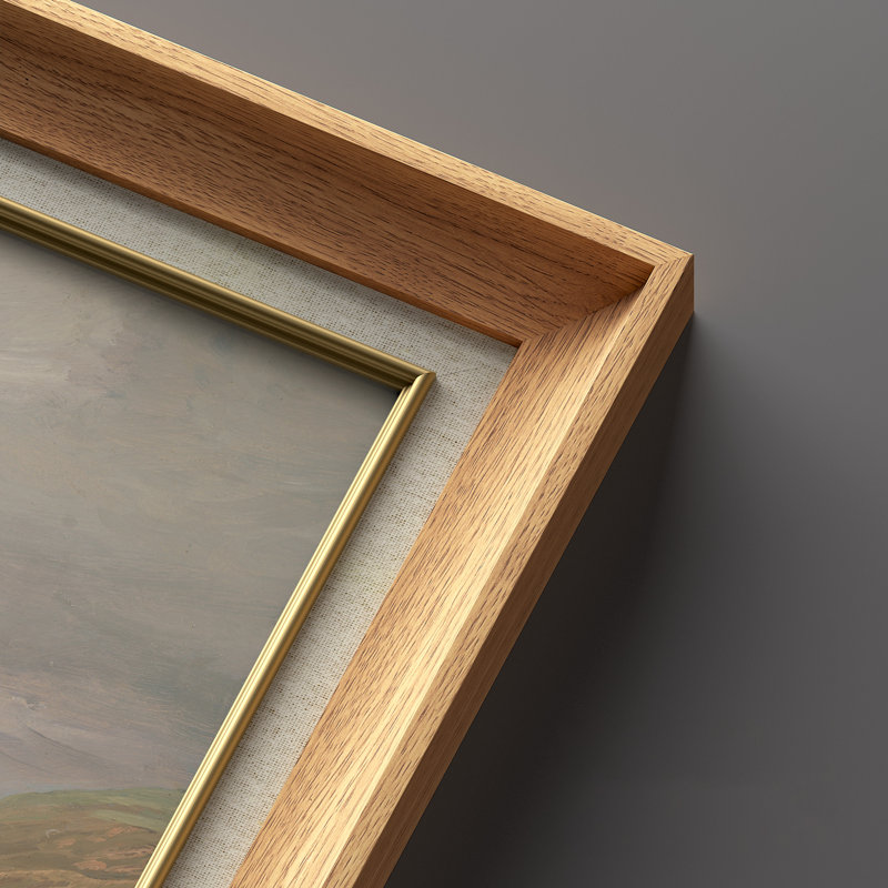 Ensemble de 2 œuvres d'art encadrées de qualité supérieure sur toile de qualité supérieure avec cadre de 26 po x 36 po
