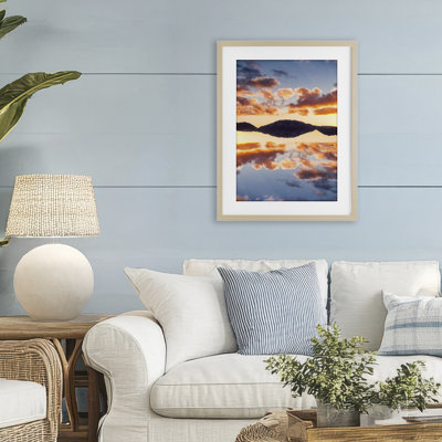 «Vibrant Sunset Reflection», impression par Robin Vandenabeele