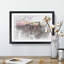 Toronto Canada Skyline in Abstract - Picture Frame Graphic Art Print-55766400-55766403