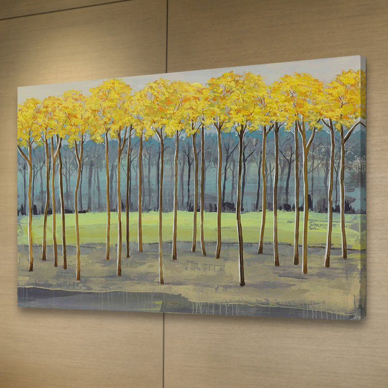«Fresh Foliage I» par Julie Joy, reproduction sur toile tendue, H 16 po x l 24 po x P 1,5 po