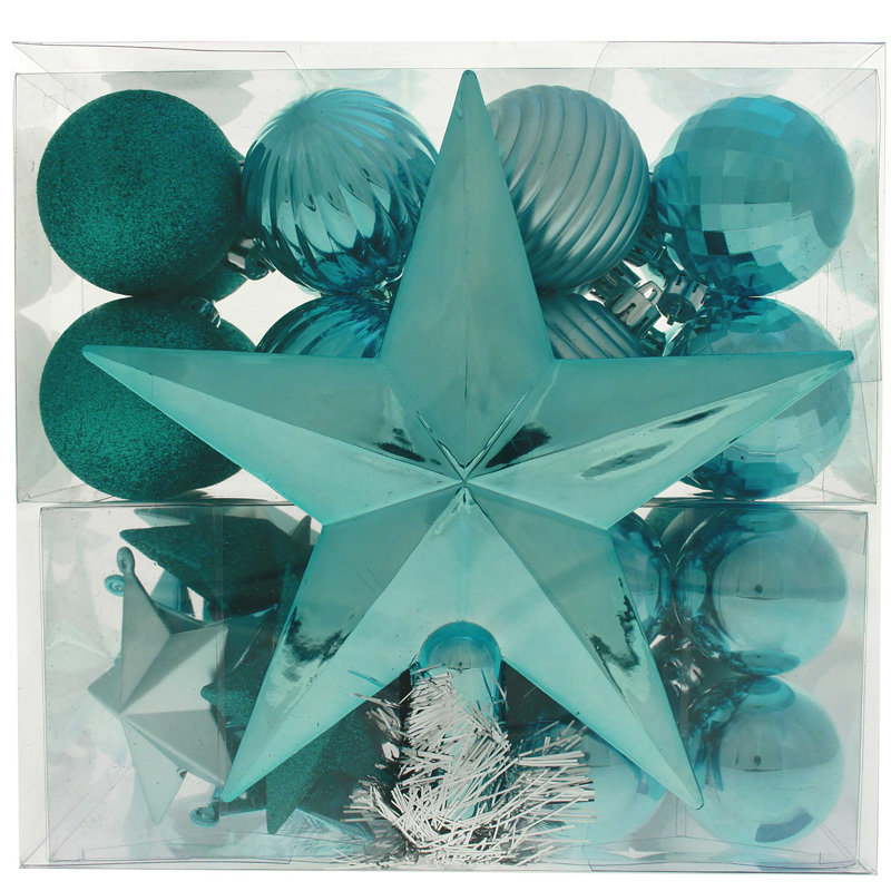 21.39cm, Turquoise/Blue